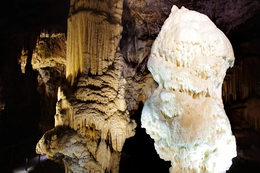 Postojna Cave stalactite chamber